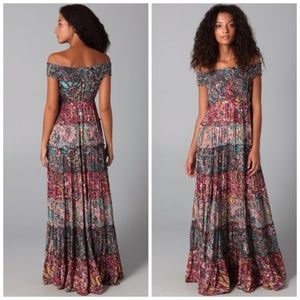 Free People Floral Cascade Maxi Dress